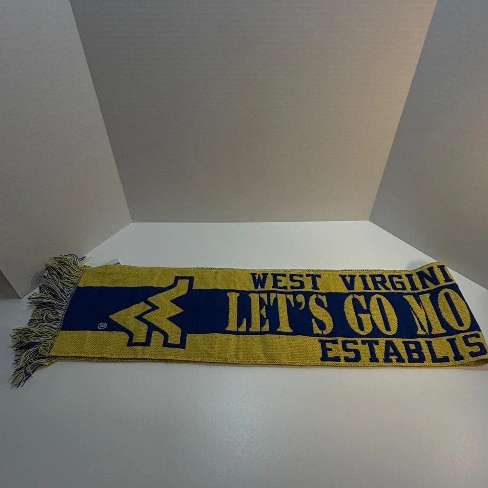 West Virginia University Mountaineers Knit Scarf 